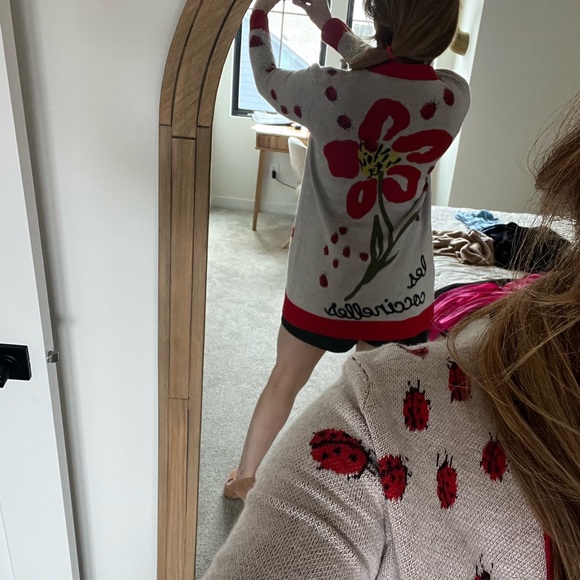 LIBERTINE Ladybug Oversized Cardigan euc - Picture 9 of 11